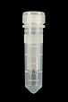 2.0ml Screw Cap Microtube with cap, moulded graduations, conical base, sterile