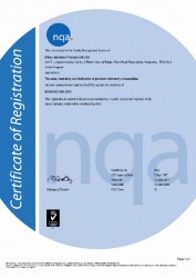 The latest ISO 9001:2015 QMS Certificate