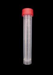 10ml Transport Tube with red cap, non-sterile, PP
