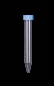 15ml Centrifuge tube with moulded graduations, sterile, PP, tray rack 50x10