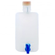 ABDOS 20L Aspirator Bottle with Stopcock, PP, Non-sterile