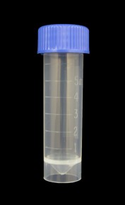 5ml Transport Tube with blue cap, non sterile, PP