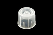 Press Snap Cap for 12mm tubes, natural