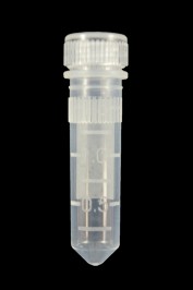 2.0ml Screw Cap Microtube with cap, moulded graduations, conical base, sterile