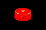 Screw Cap with 'o'-ring, for microtube with moulded graduations, red