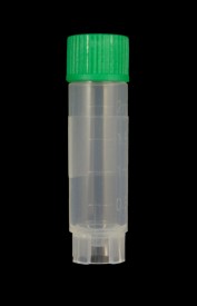 2.0ml Graduated Storage Vial, green cap, non sterile