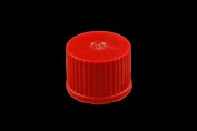 Screw Cap with for use with Elkay storage vials, red