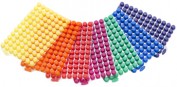 Push Caps 96 for SAFE® 2D Tubes, Pink, Pure Production Sterile