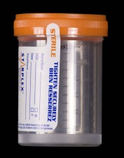 120ml LeakBuster™ specimen container, sterile