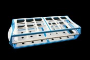 MULTI-600 Tube rack for tubes up to 30mm, blue