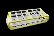 MULTI-600 Tube rack for tubes up to 30mm, yellow
