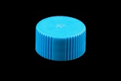 Screw Cap with 'o'-ring, for microtubes with printed graduations, blue