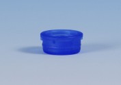 Brand™ Round Cuvette Cap, blue