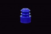 Flange Plug Tite Caps for 12/13mm tubes, blue