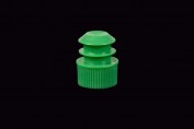 Flange Plug Tite Caps for 12/13mm tubes, green