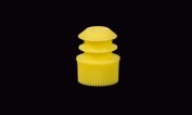 Flange Plug Tite Caps for 12/13mm tubes, yellow