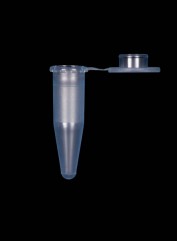 1.5ml Microcentrifuge tube with integral snap lid, blue
