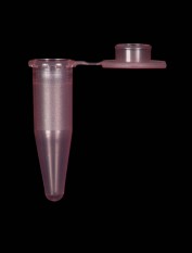 1.5ml Microcentrifuge tube with integral snap lid, red