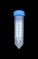 50ml Centrifuge Tube with blue cap, conical, printed graduations, sterile, PP, 25/bag x 20