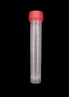 10ml Transport Tube with red cap, non-sterile, PP