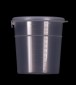300ml Laboratory container with hinged press on lid with lock
