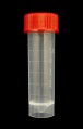 5ml Transport Tube with red cap, non sterile, PP