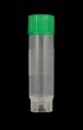 2.0ml Graduated Storage Vial, green cap, non sterile