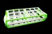 MULTI-600 Tube rack for tubes up to 30mm, green