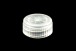 Screw cap with moulded-in seal, for microtubes with moulded graduations, natural